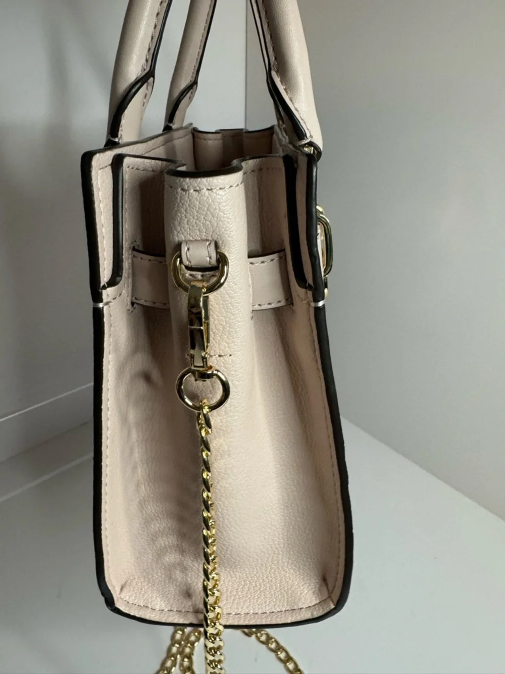💖 #260 Michael Kors NWOT Small Hamilton Patchwork Satchel Powder Blush